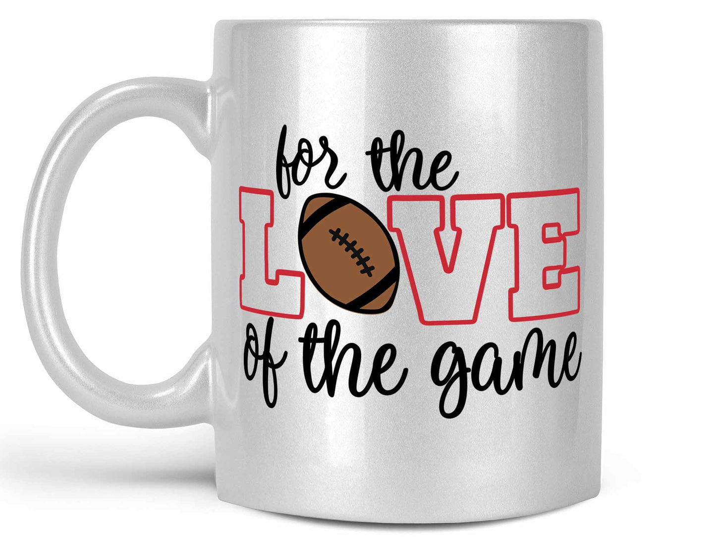 Love of the Game Football Coffee Mug