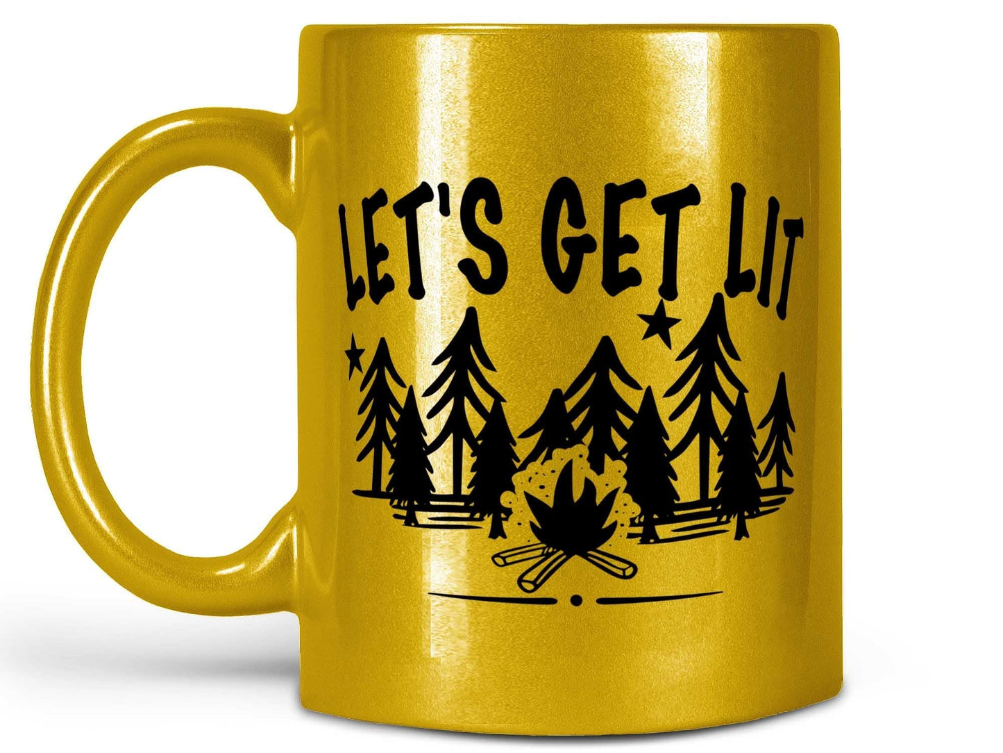 Let's Get Lit Camping Coffee Mug