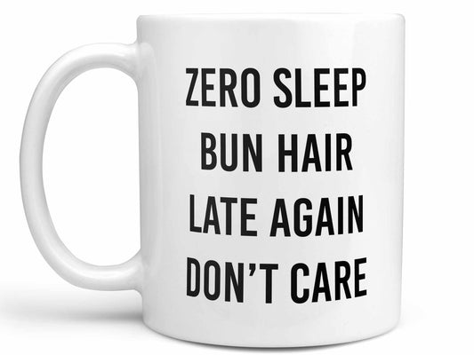 Zero Sleep Bun Hair Coffee Mug