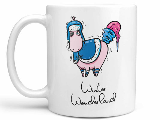 Winter Wonderland Unicorn Coffee Mug
