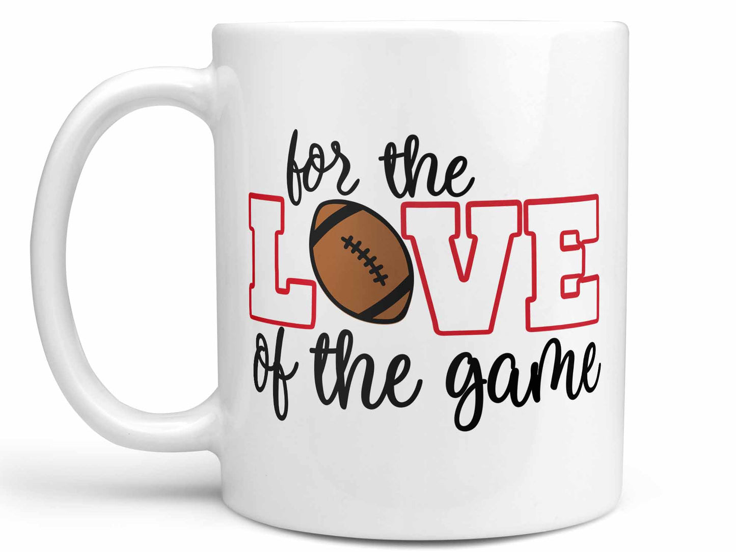 Love of the Game Football Coffee Mug