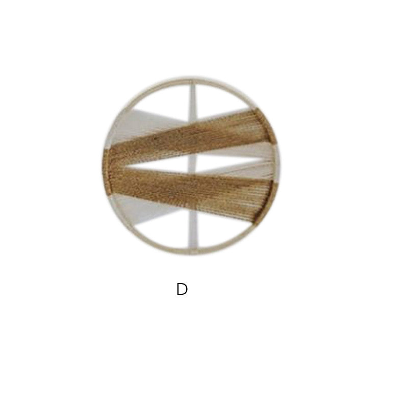 Modern Cotton Linen Woven Round Wall Decor Tapestry PearlNestDecor.com