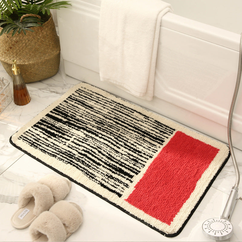 Light Luxury Bathroom Absorbent Floor Mat