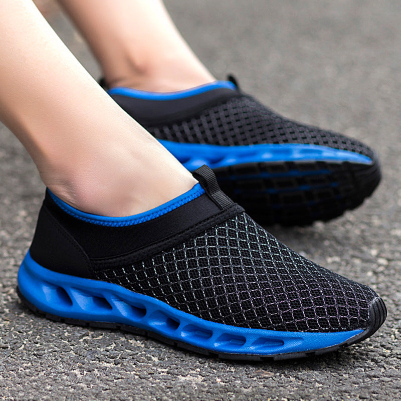 Men's Lightweight Mesh Slip-On Running Shoes LadyShow.Store