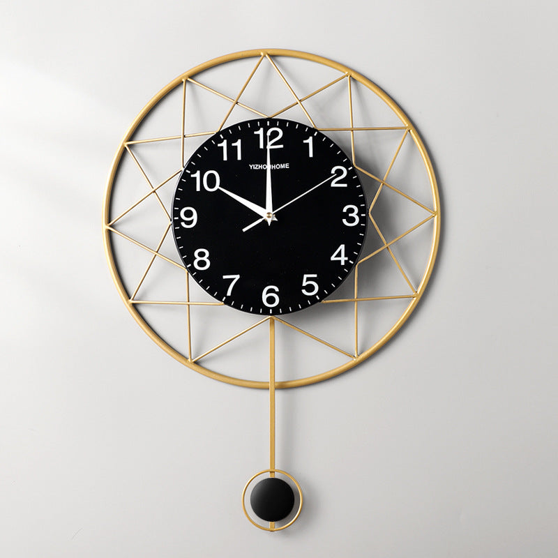 Nordic Wall Clock Creative Living Room PearlNestDecor.com