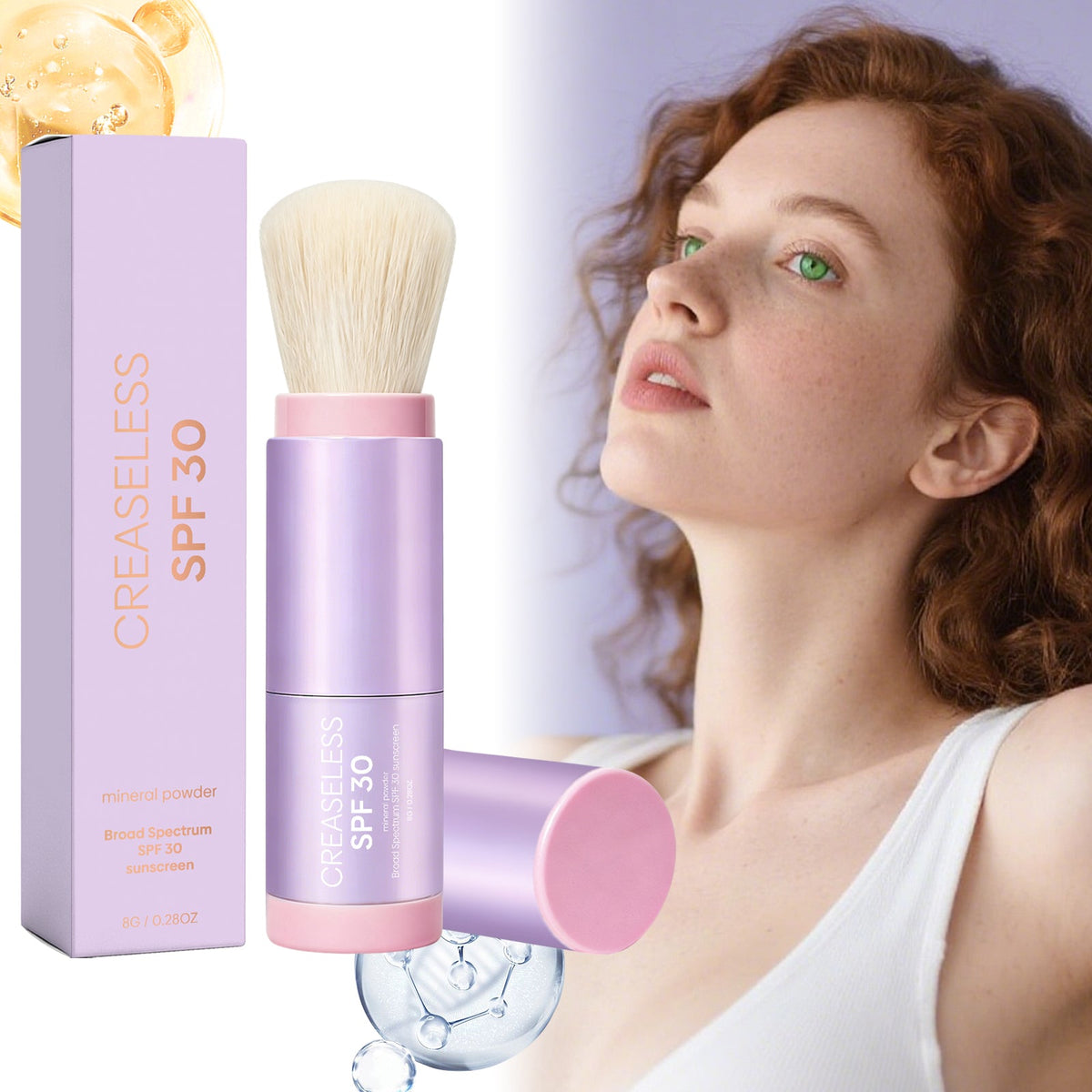 Mild Ingredients  Summer Outdoor Protective Paint With Light, Delicate, Refreshing And Lightweight Texture. Invisible Sunscreen Paint 8g  1 Box Tri Light Beauty