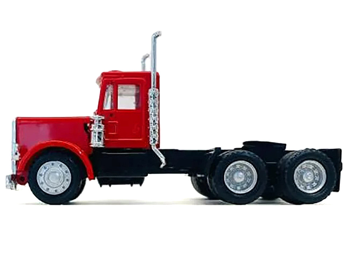 Peterbilt Short Day Cab Red 1/87 (HO) Plastic Model Car by Promotex LuxuryLifeWay Online Store