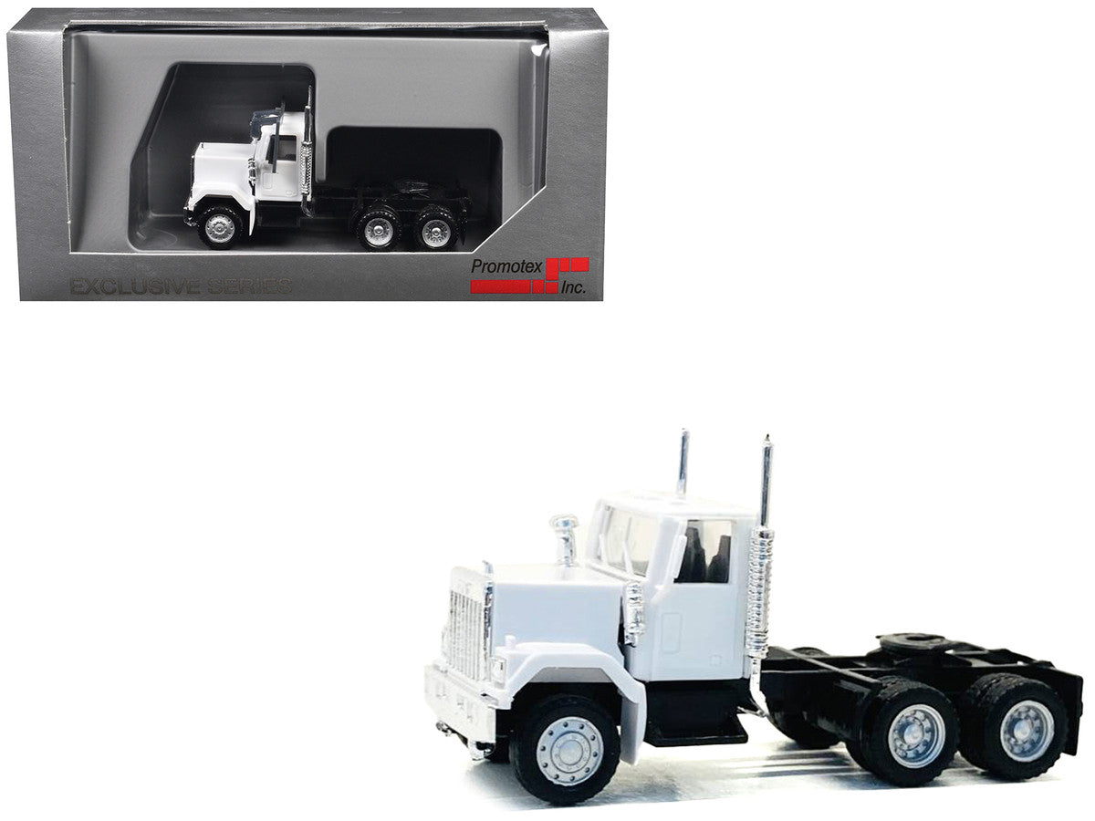GMC Short Day Cab White 1/87 (HO) Plastic Model Car by Promotex LuxuryLifeWay Online Store