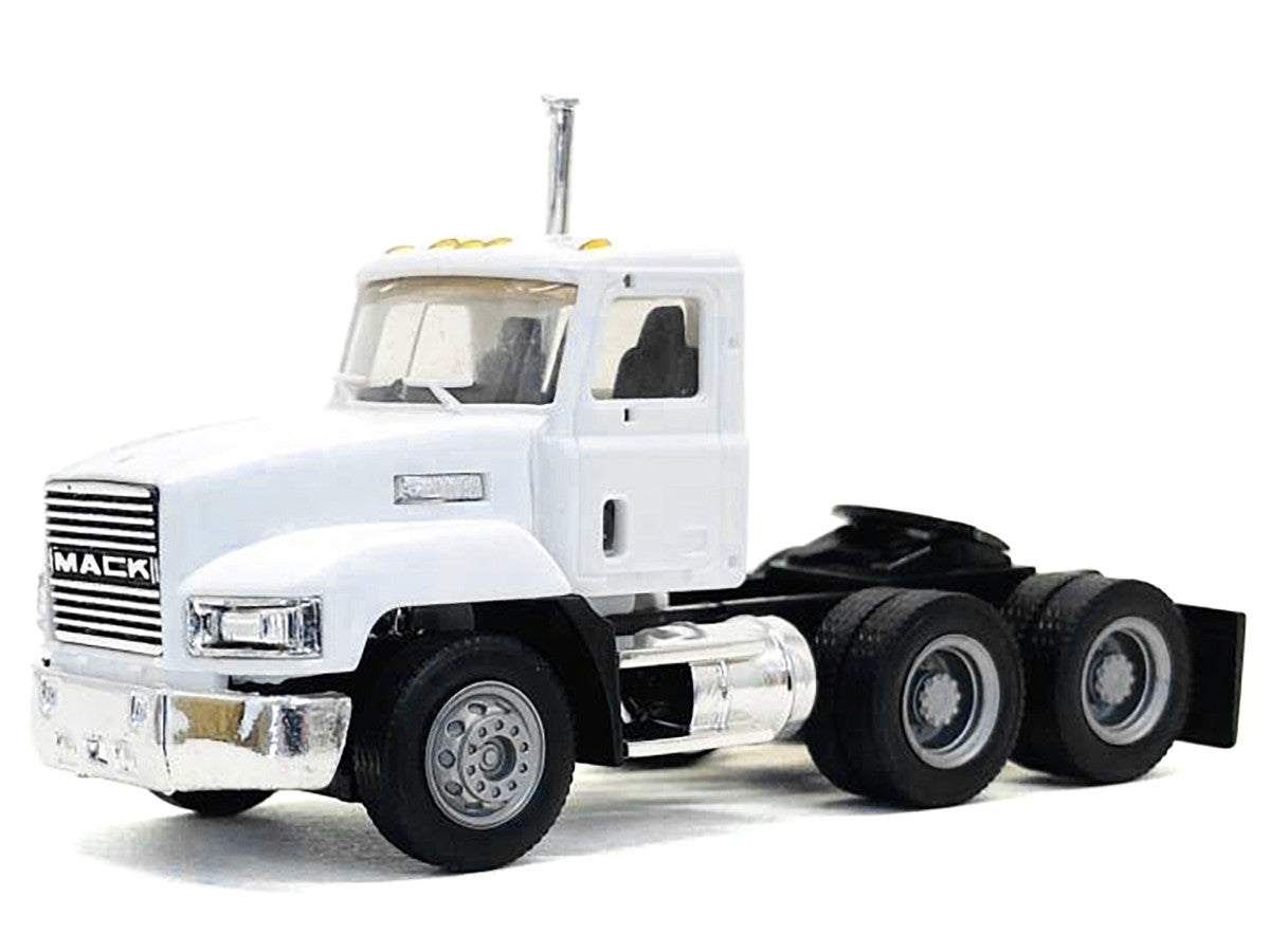 Mack 603 Short Day Cab White 1/87 (HO) Plastic Model Car by Promotex LuxuryLifeWay Online Store