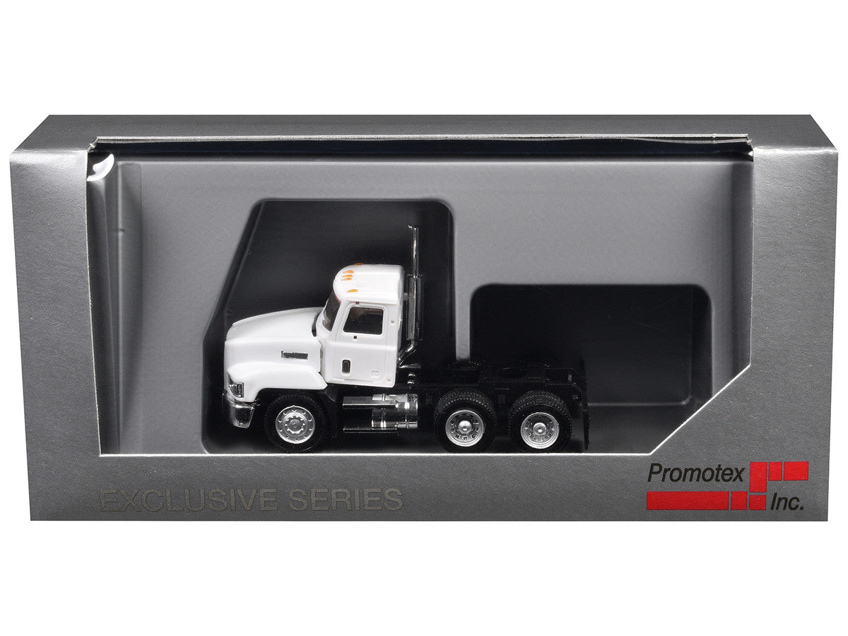 Mack 603 Short Day Cab White 1/87 (HO) Plastic Model Car by Promotex LuxuryLifeWay Online Store