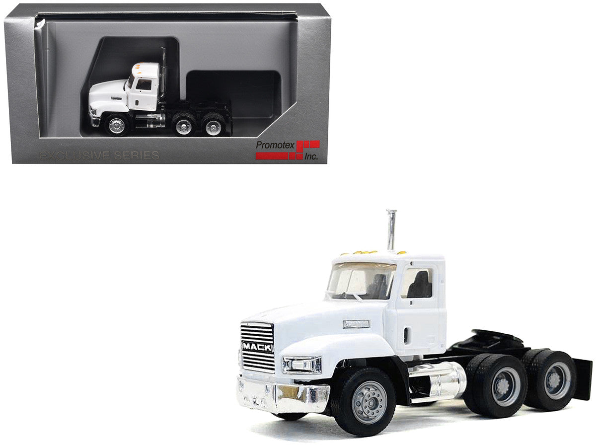 Mack 603 Short Day Cab White 1/87 (HO) Plastic Model Car by Promotex LuxuryLifeWay Online Store