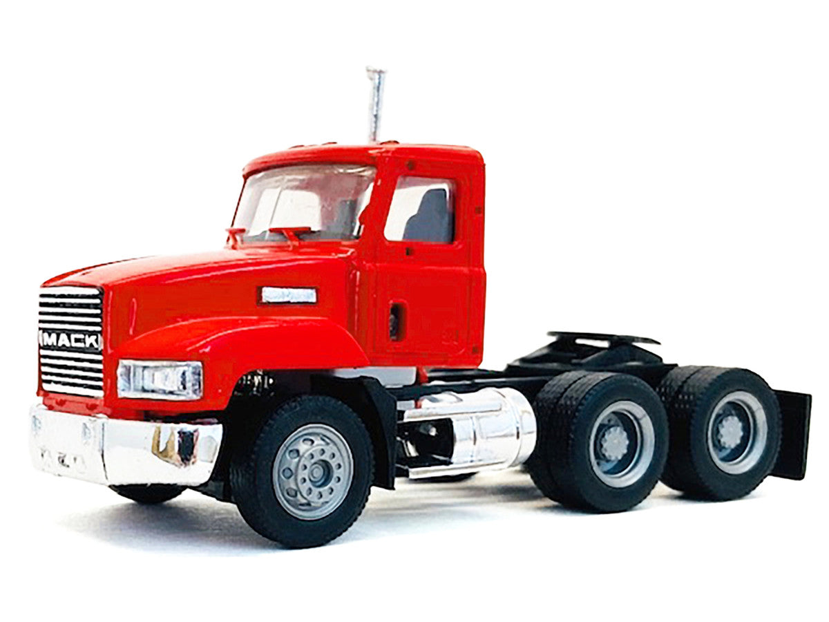 Mack 603 Short Day Cab Red 1/87 (HO) Plastic Model Car by Promotex LuxuryLifeWay Online Store
