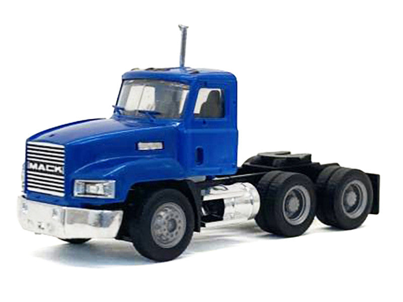 Mack 603 Short Day Cab Blue Metallic 1/87 (HO) Plastic Model Car by Promotex LuxuryLifeWay Online Store