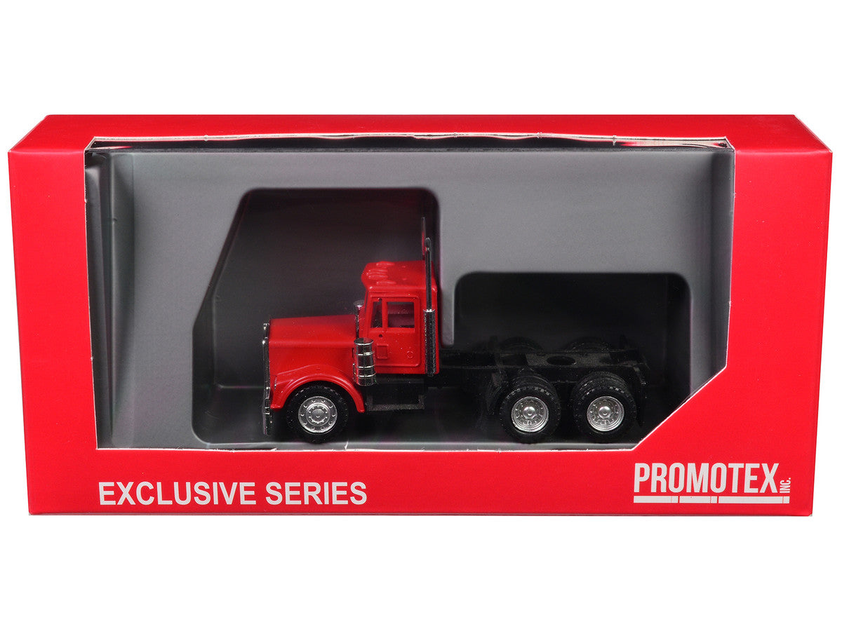 Kenworth W900 Short Day Cab "New Version" Red 1/87 (HO) Plastic Model Car by Promotex LuxuryLifeWay Online Store