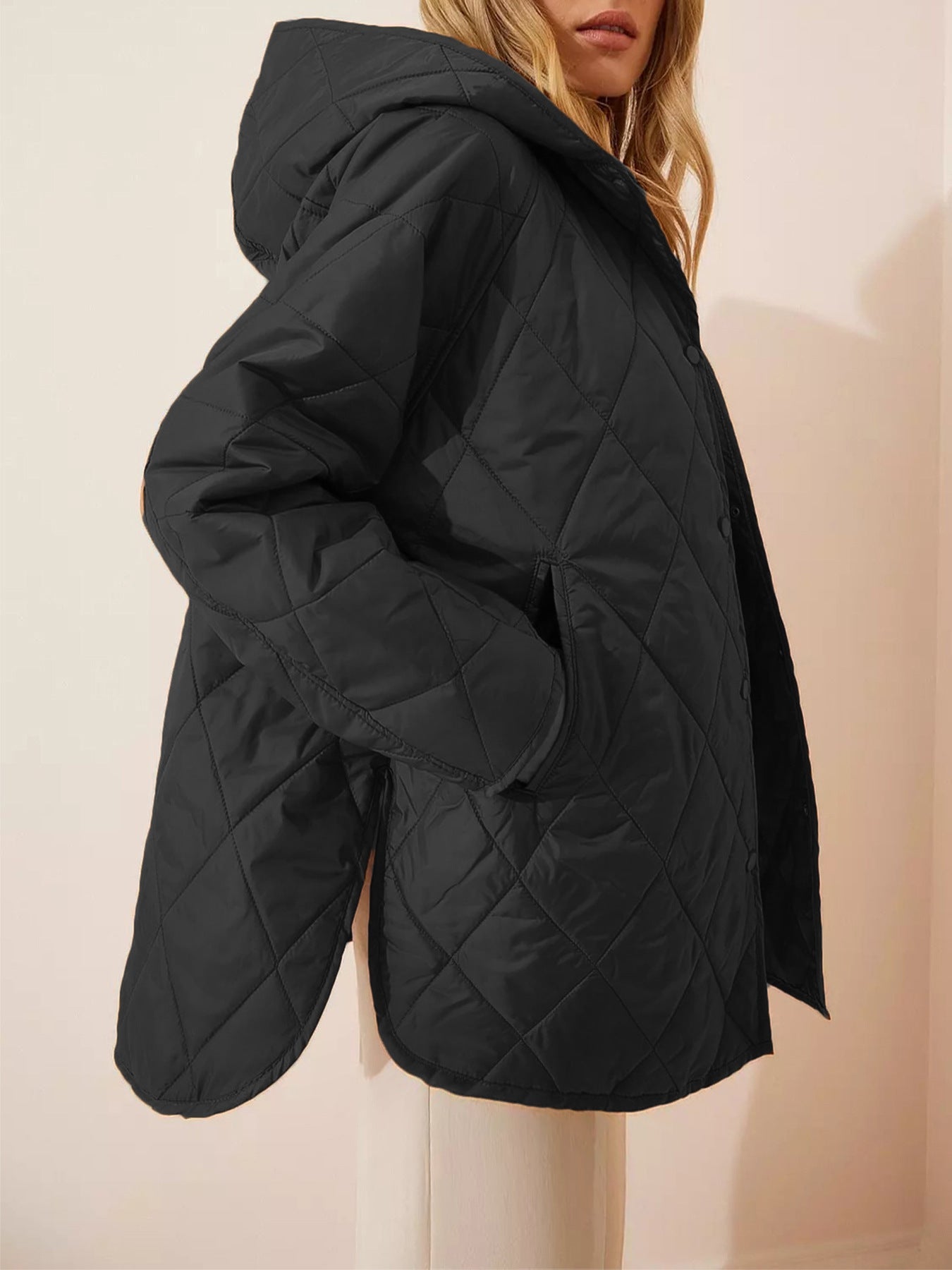 Women's Clothing Winter Mid-length Casual Loose Jacket Best YouTube Store