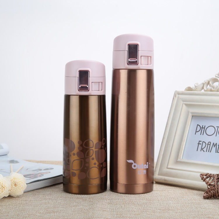 Stainless Steel Insulated Water Bottle and Cup LadyShow.Store