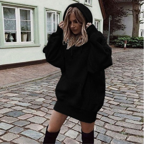 Women's Casual Hoodie With Kangaroo Pocket And Drawstring Waist - Comfortable And Stylish Sweatshirt For Everyday Wear NorixaFashion.com