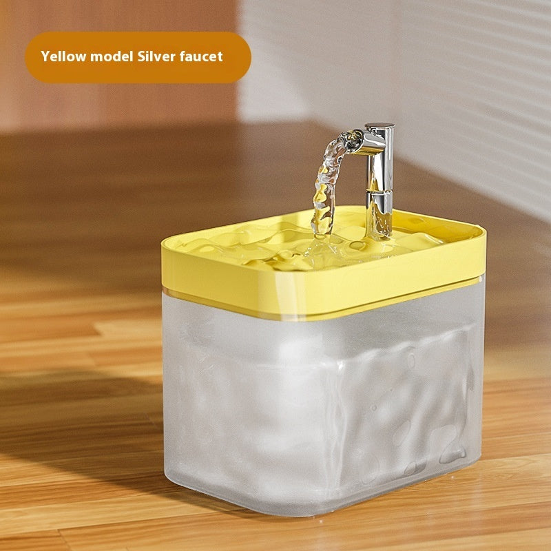 Cat Water Fountain Automatic Circulation Flow Water Fountain Kitten Drinking Water Apparatus Pets Fashion