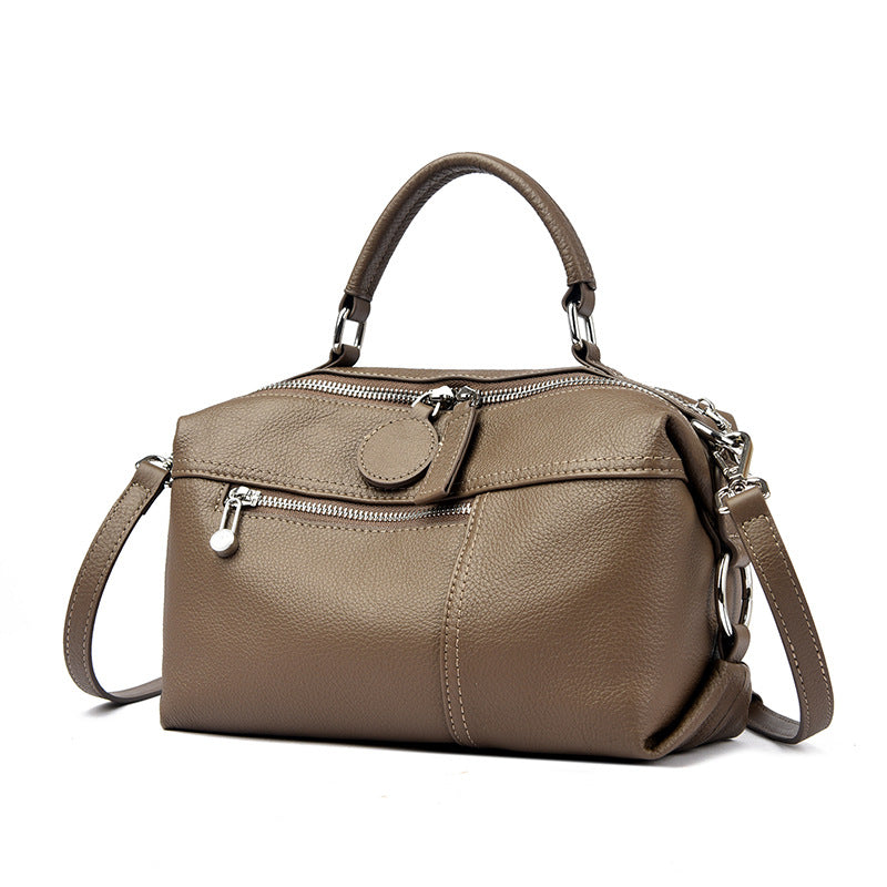 Womens Shoulder Bag Made From Premium Full-grain Cowhide For A Luxurious LadyShow.Store