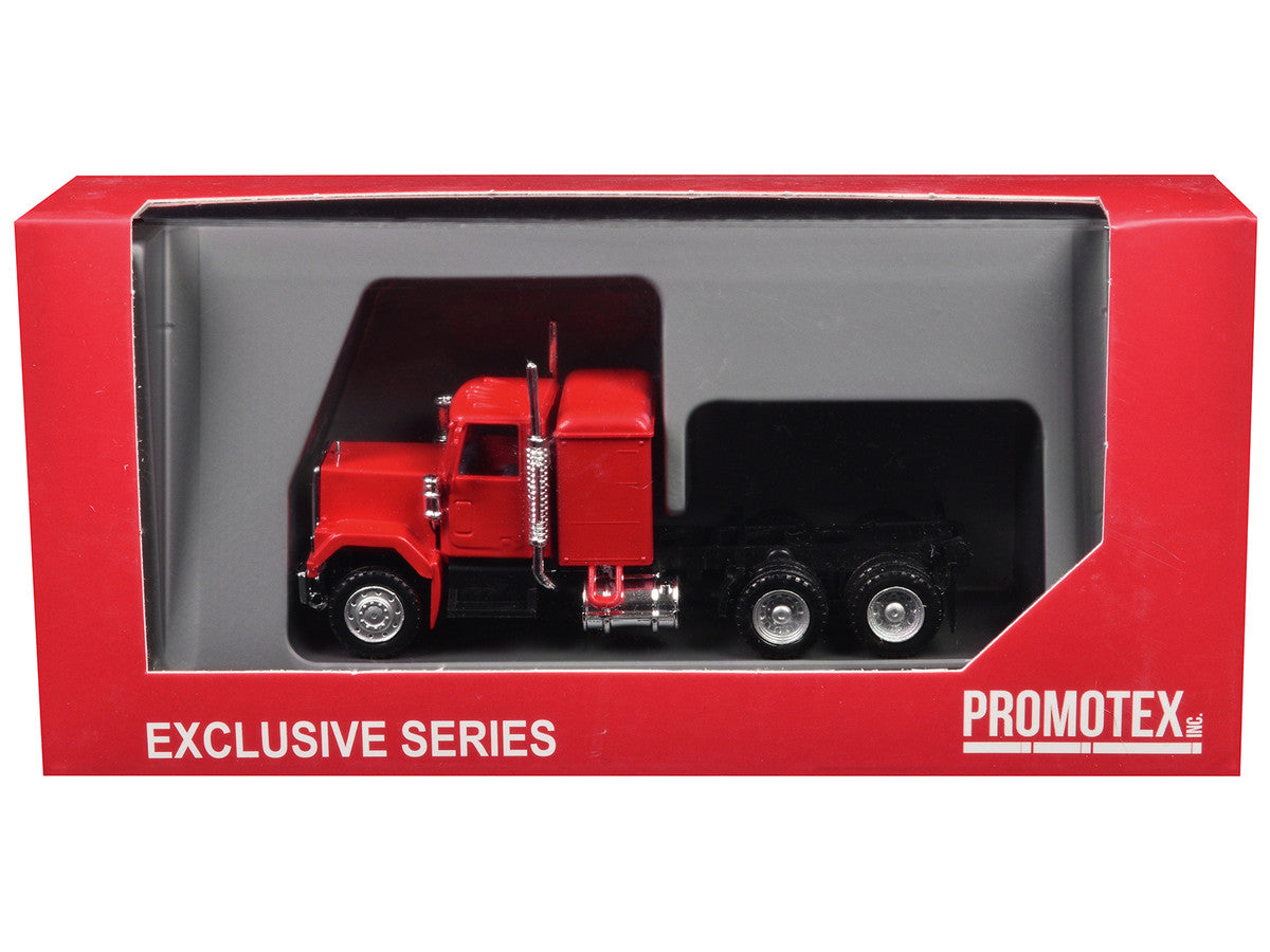 GMC Sleeper Cab Red 1/87 (HO) Plastic Model Car by Promotex LuxuryLifeWay Online Store