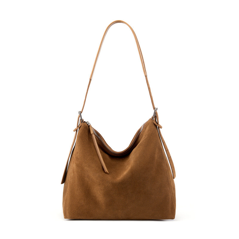 High-end Casual Underarm Tote Bag Made From Top-layer Cowhide LadyShow.Store