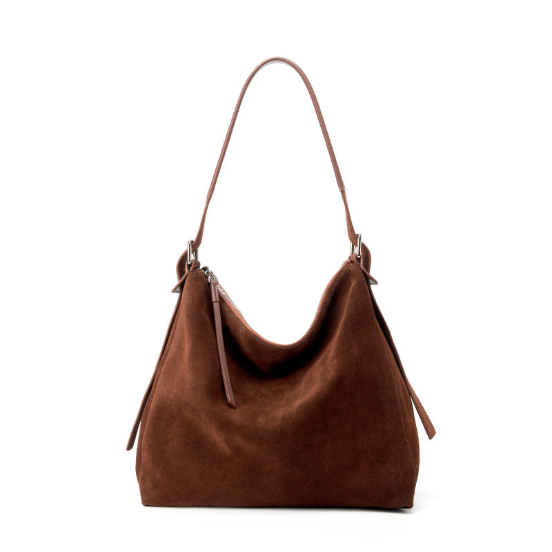High-end Casual Underarm Tote Bag Made From Top-layer Cowhide LadyShow.Store