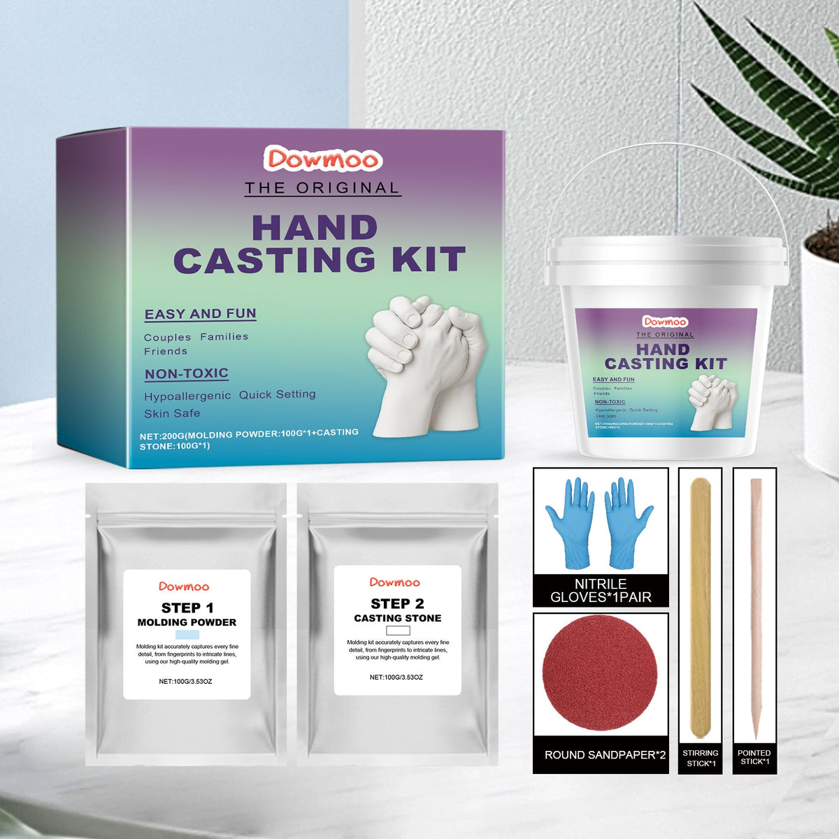 DIY Set Of Hand Mask Powder 1 Set 1box Tri Light Beauty
