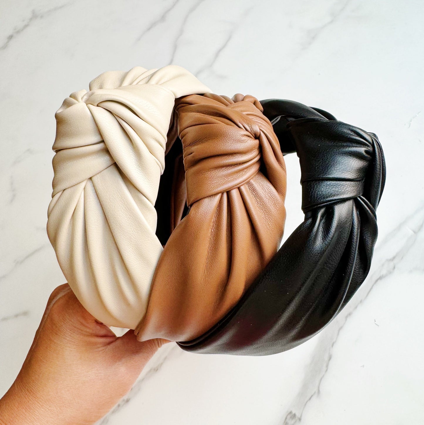 Leather Better Knotted Headband LadyShow.Store