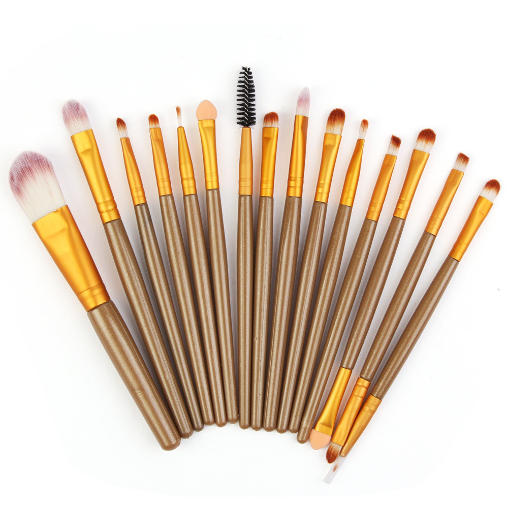 15 Pieces Makeup Brush Set LadyShow.Store