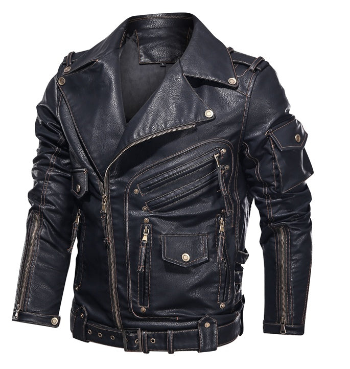 Vintage Leather Men's Coat Jacket Jacket Best YouTube Store