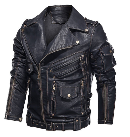 Vintage Leather Men's Coat Jacket Jacket Best YouTube Store