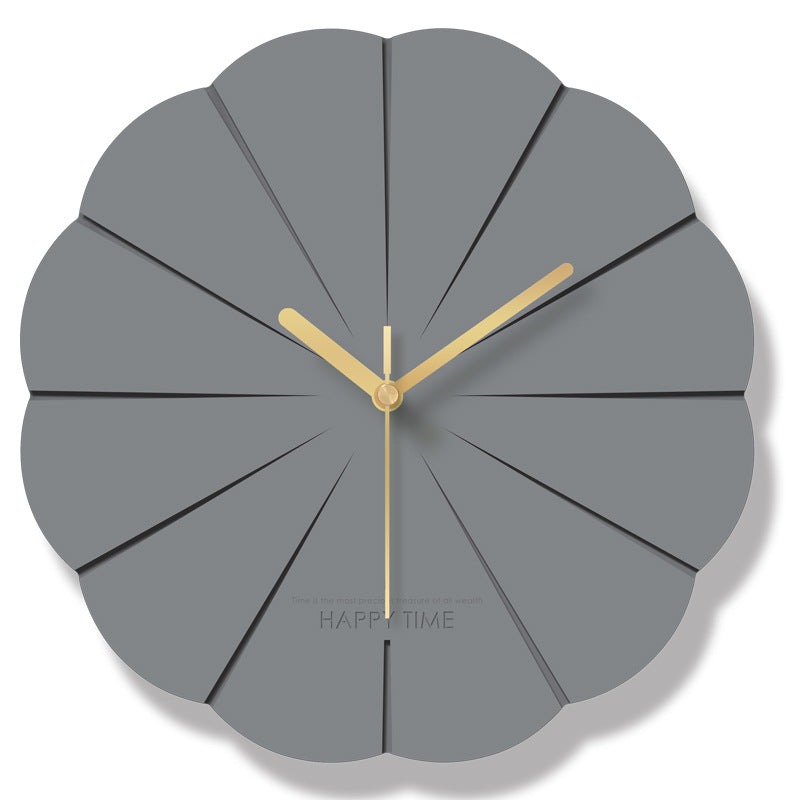 Creative Acrylic Wall Clock Battery Dumbbell Wall Clock PearlNestDecor.com