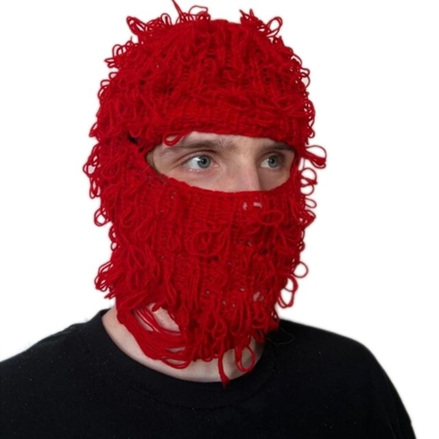 Halloween Balaclava Knit Beanie Hat Pi-Mart