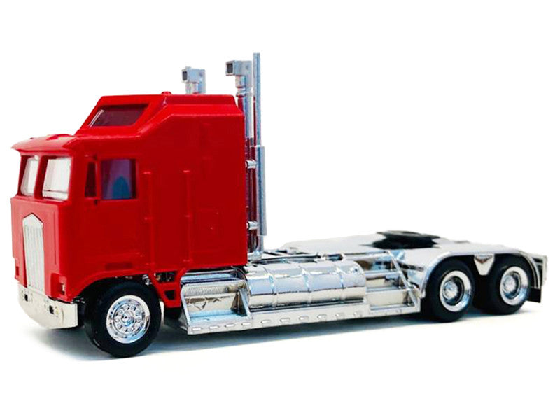 Kenworth K100 with 5-Bar Grill and XXL Chassis Red 1/87 (HO) Plastic Model by Promotex LuxuryLifeWay Online Store