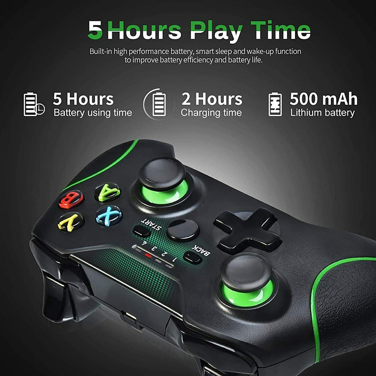 Wireless Controller For Microsoft Xbox One / S / X / E / Windows 7 8 10 PC 2.4G Pi-Mart