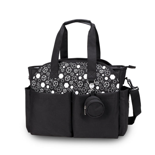 Printed Geometry Pacifier Bag for Mother and Baby Pi-Mart