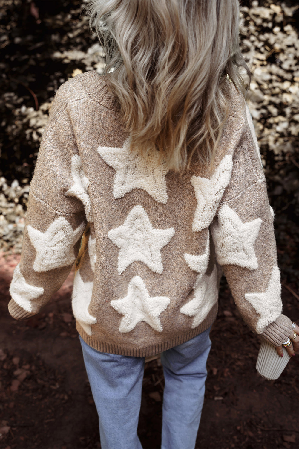 Clare Sherpa Star Cardigan LuxuryLifeWay Online Store
