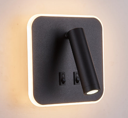 Modern Minimalist Bedside LED Wall Lamp Creative Led Spotlight PearlNestDecor.com