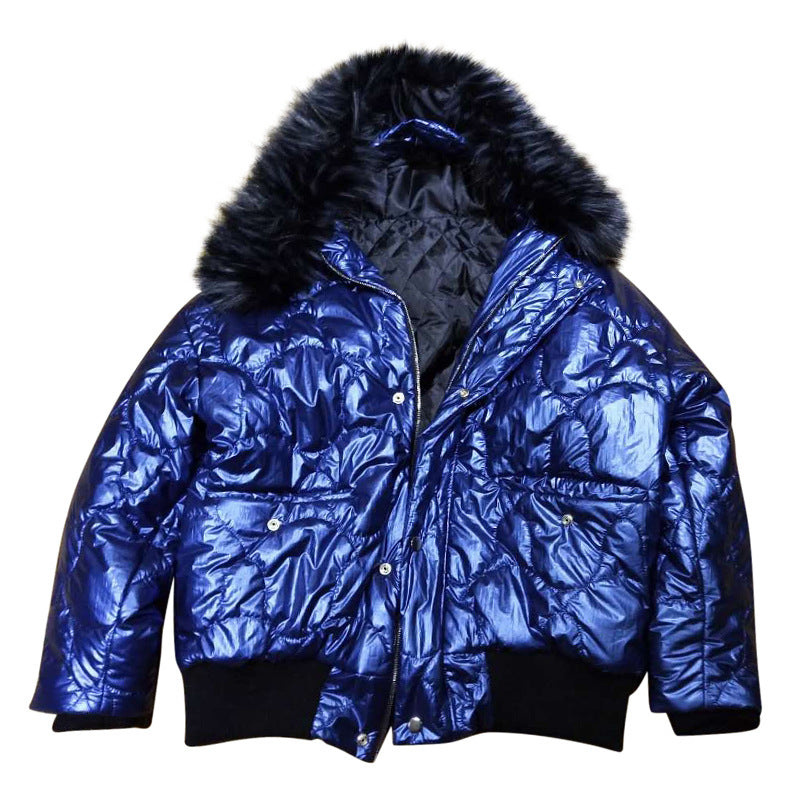 Men's Winter Thickened Casual Cotton Jacket with Hood Pi-Mart