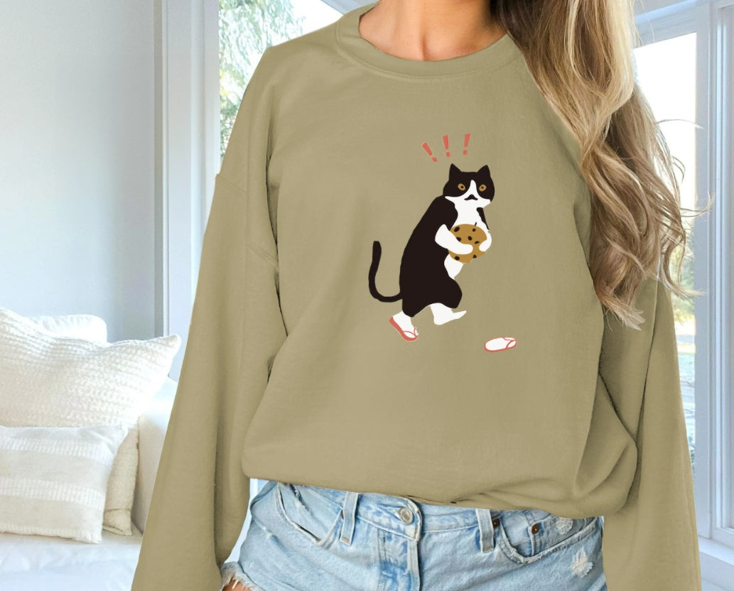 Women's Fashionable Solid Color Printed Long Sleeved Sweatshirt NorixaFashion.com