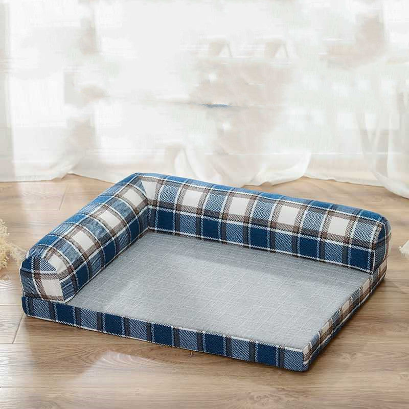Removable And Washable Cushions Scratch-resistant Linen Dog Sofa Bed Pets Fashion