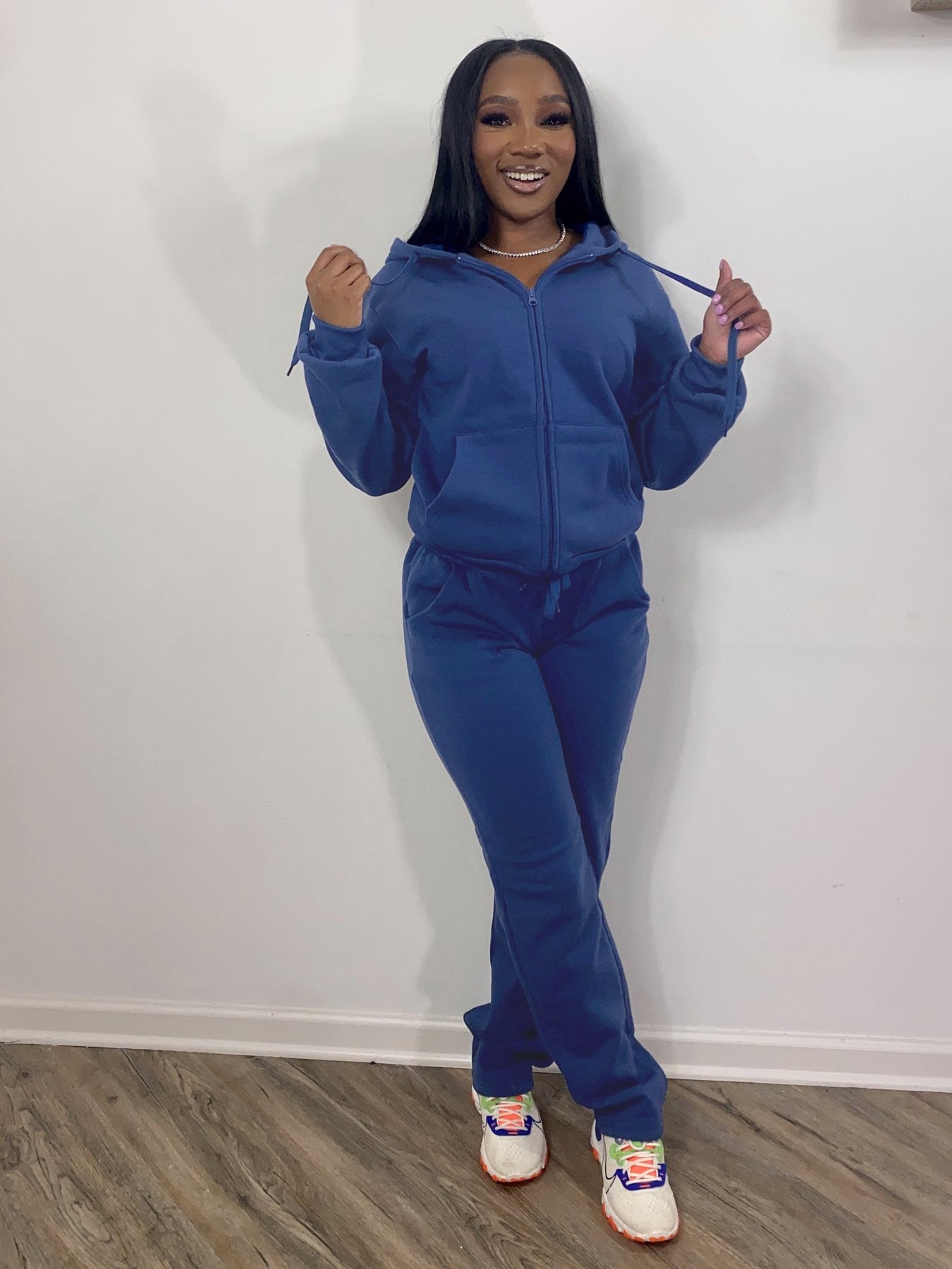Women Sweatsuit Set 2 Piece Outfits Casual Hoodies Tops And Sweatpants Jogger Tracksuits Loose Trousers LuxuryLifeWay Online Store