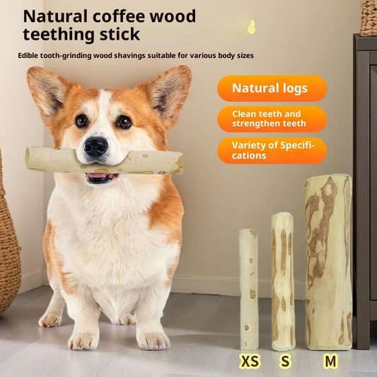 Coffee Wood Dog Toy Dog Chew Stick Pets Fashion