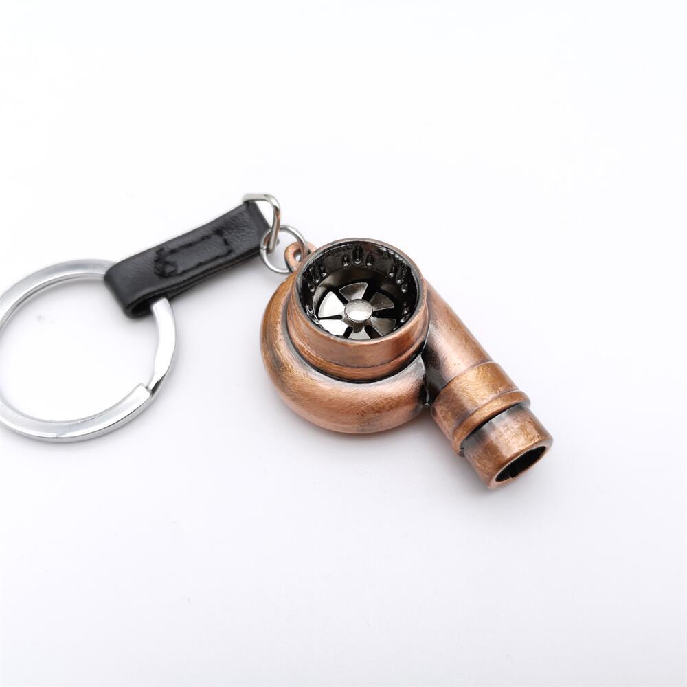 Car Turbo Whistle Modeling Simulation Alloy Metal Keychains LadyShow.Store