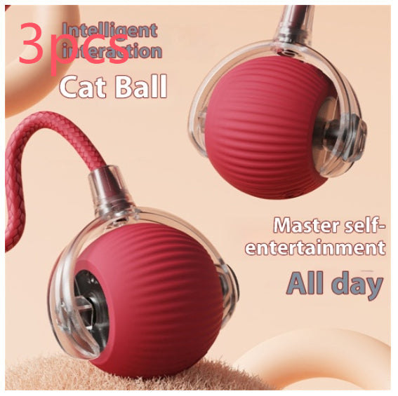 Electric Cat Toy Automatic Cat Ball Self-entertainment Rolling Ball Pets Fashion