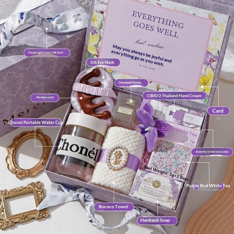 International Women's Day Gift Goddess Bridesmaid Wedding High-end Practical Birthday Gift Box Wedding Guest Gift LadyShow.Store