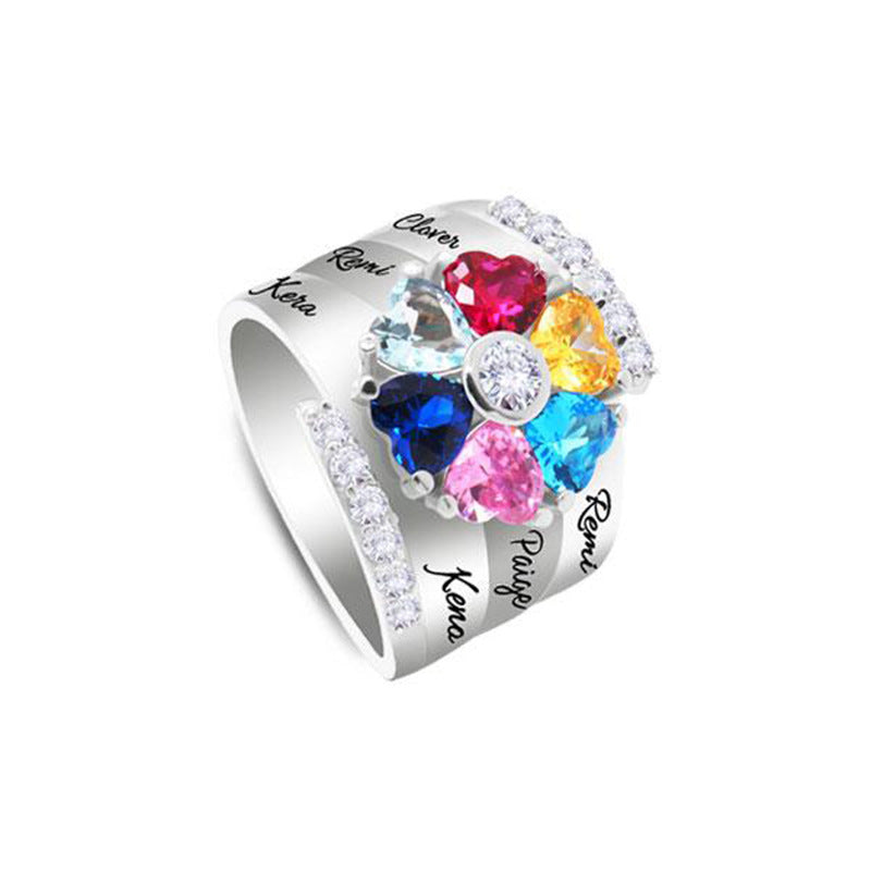 DIY Engraved Ring for Mother's Day Gift LadyShow.Store