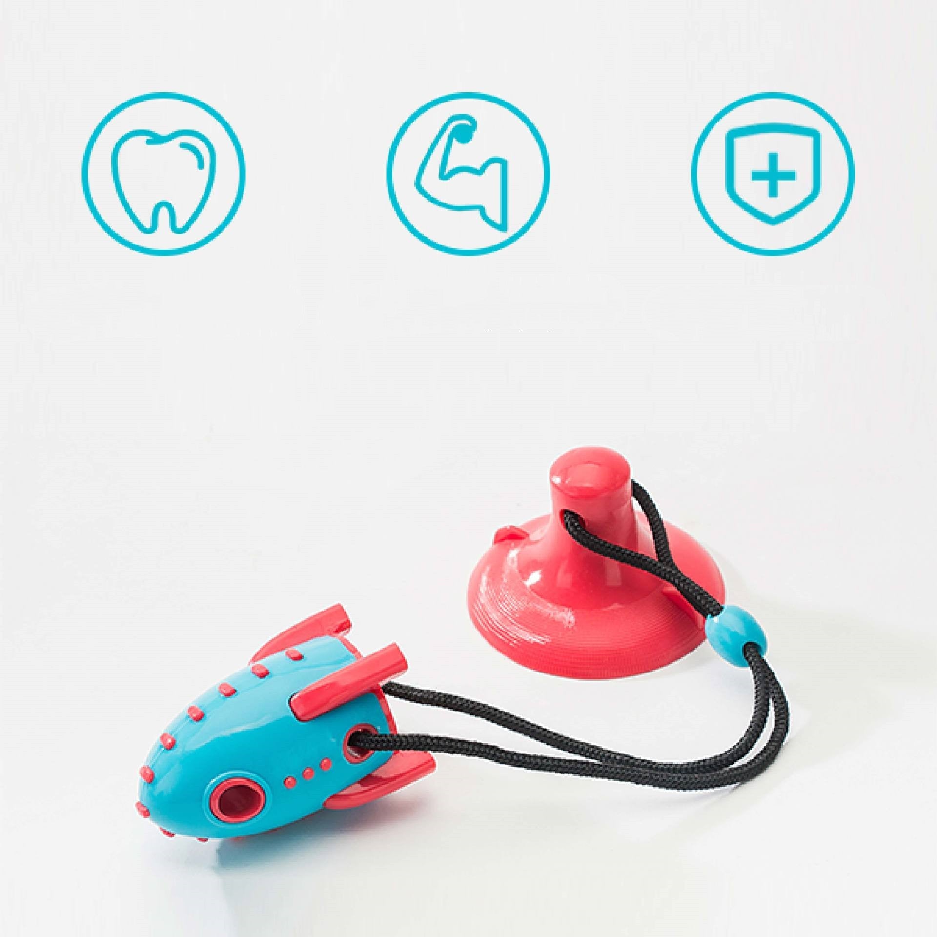 Rocket Dog Toys Leaking Food Dog Bite Toys Bite-resistant Pet Toys Pets Fashion