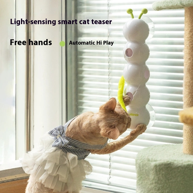Smart Interactive Cat Toy  With Moving Tail Motion Activated Rechargeable Pets Fashion