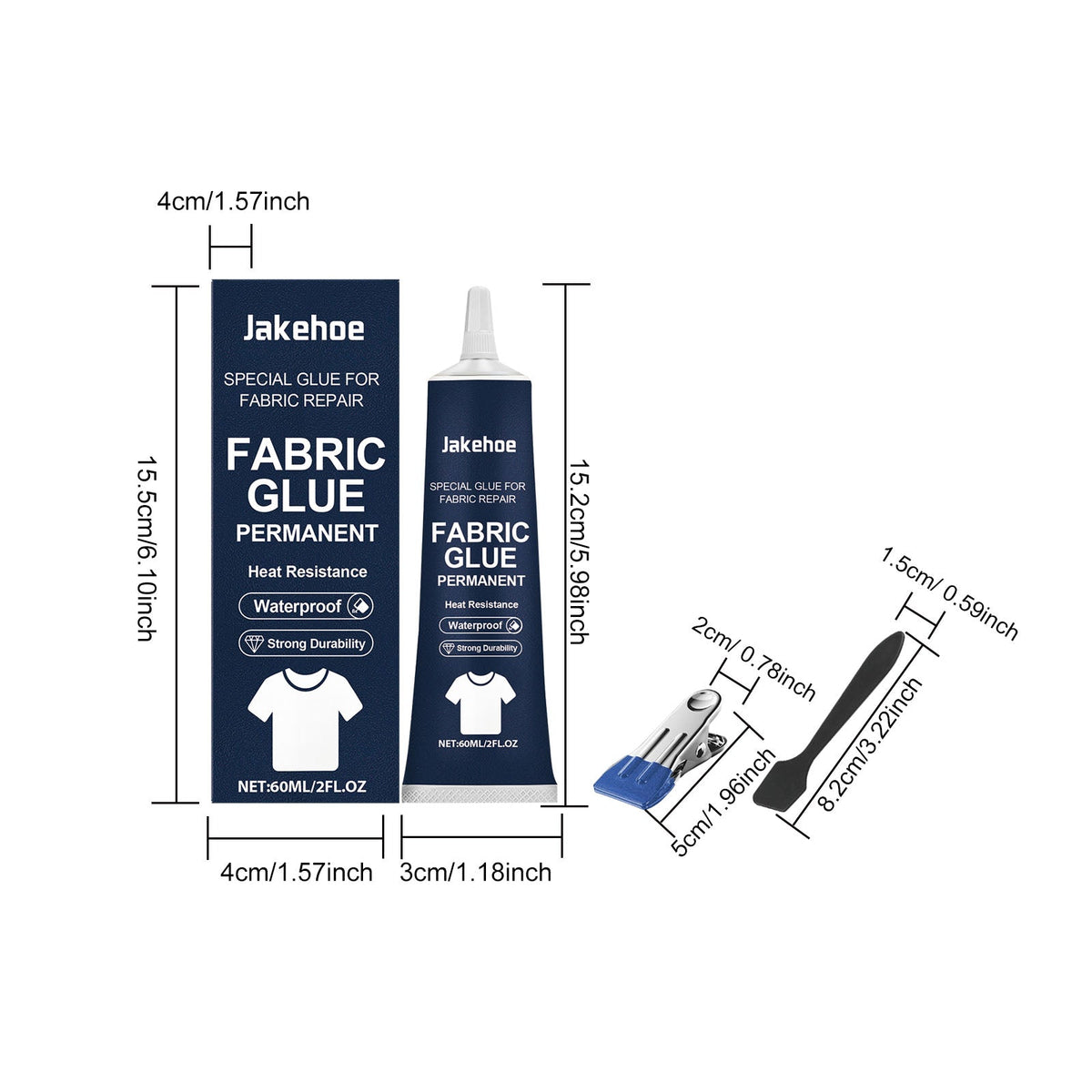 1 Set-box Of Fabric Repair Adhesive Tri Light Beauty